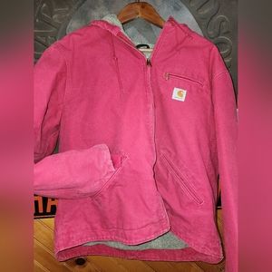 Pre-owned Carhartt Duck Jacket with Sherpa Lining